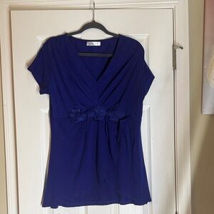 Chic Navy Women's Blouse